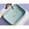 Умывальник CERAMICANOVA Element чаша накладная прямоугольная (цвет Зеленый Матовый) CN6052MLG
