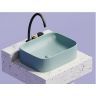 Умывальник CERAMICANOVA Element чаша накладная прямоугольная (цвет Зеленый Матовый) CN6052MLG