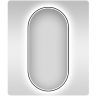 Зеркало Wellsee 7 Rays' Spectrum 40 172201580-172201590 с подсветкой цвет Черный матовый с сенсорным выключателем