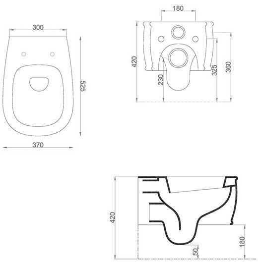 Сиденье для унитаза ARTCERAM Azuley AZA001 01 71