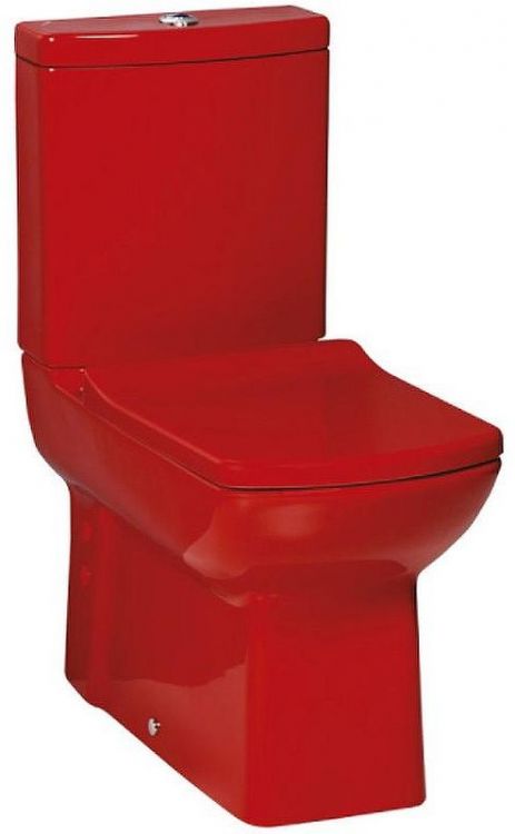 Унитаз компакт Creavit Lara LR360-11KI00E-0000 Красный без бачка и сиденья