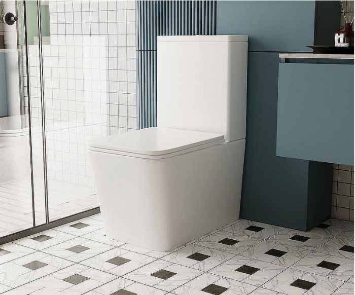 Унитаз компакт Abber Rechteck AC1210 Белый с бачком и сиденьем Микролифт