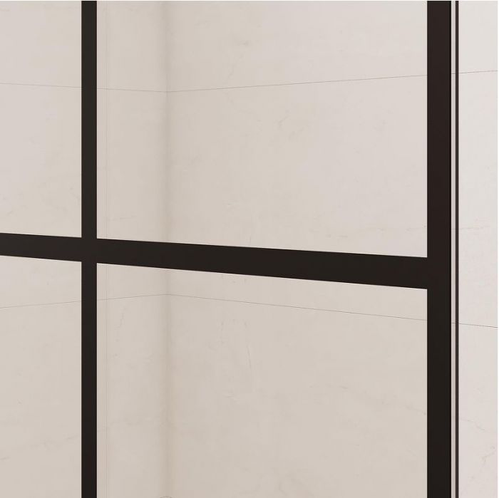 Душевая перегородка RGW Walk In WA-111B 80 411011108-84 профиль Черный стекло прозрачное