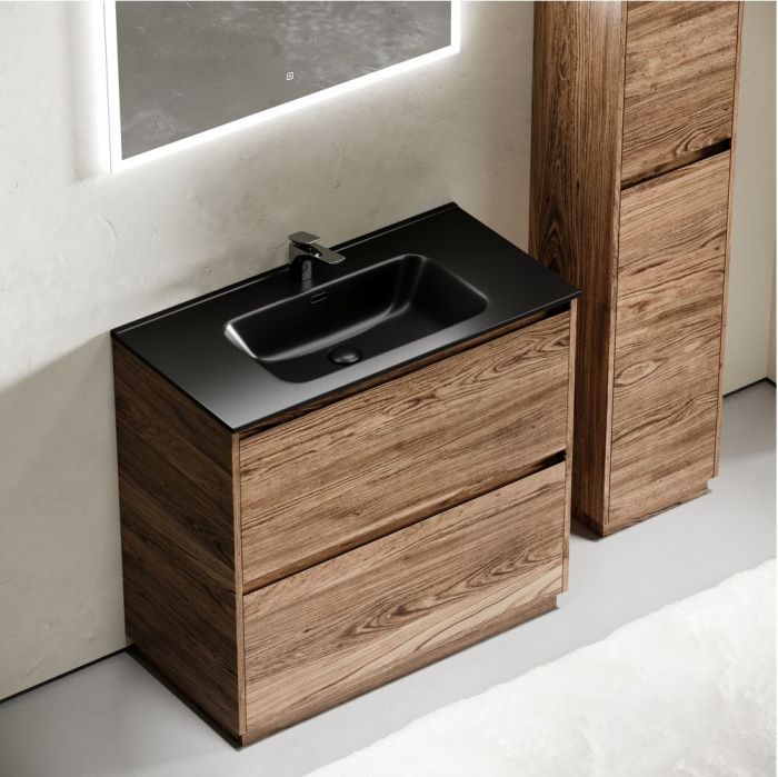 Тумба напольная под раковину SANCOS Libra Floor, дуб чарльстон 890х450х840 мм, LB90FECH