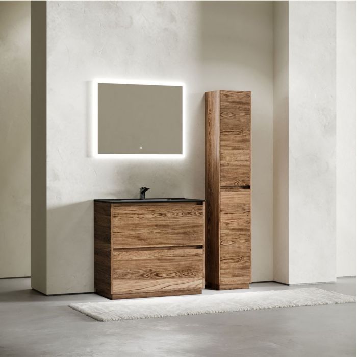 Тумба напольная под раковину SANCOS Libra Floor, дуб чарльстон 890х450х840 мм, LB90FECH