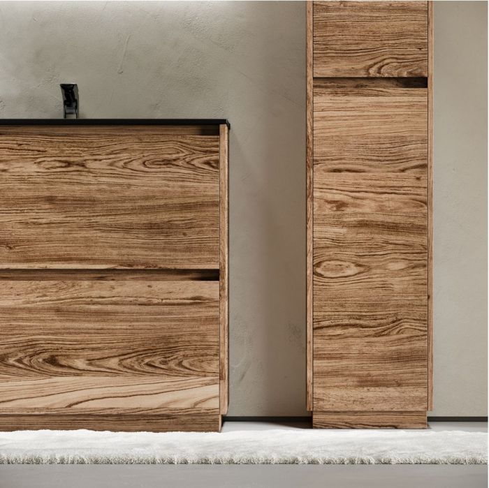 Тумба напольная под раковину SANCOS Libra Floor, дуб чарльстон 890х450х840 мм, LB90FECH