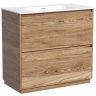 Тумба напольная под раковину SANCOS Libra Floor, дуб чарльстон 890х450х840 мм, LB90FECH
