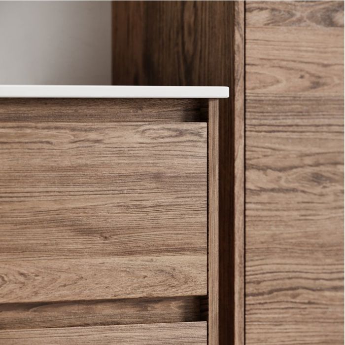 Тумба напольная под раковину SANCOS Libra Floor, дуб чарльстон 890х450х840 мм, LB90FECH