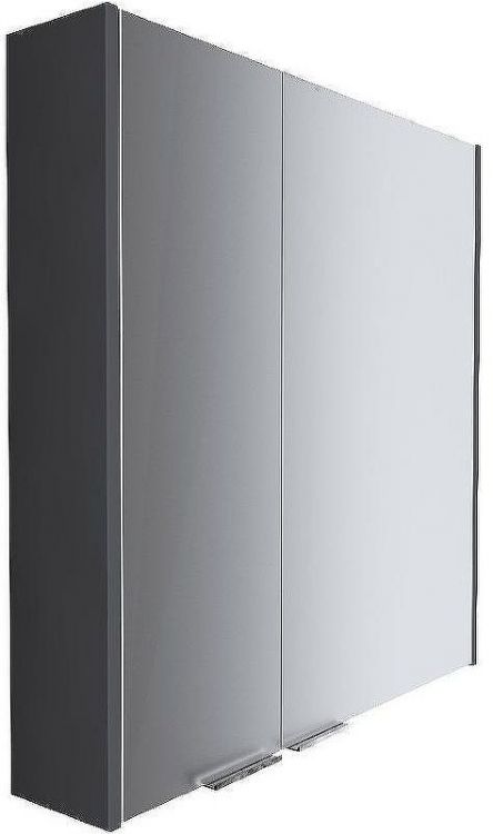 Зеркальный шкаф 1MarKa Gaula 80 У92543 Графит матовый Зеркальный шкаф 1MarKa Gaula 80 У92543 Графит матовый