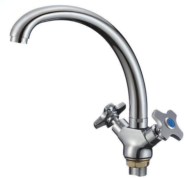 Смеситель для кухни Ростовская Мануфактура Сантехники SL115-273F Хром