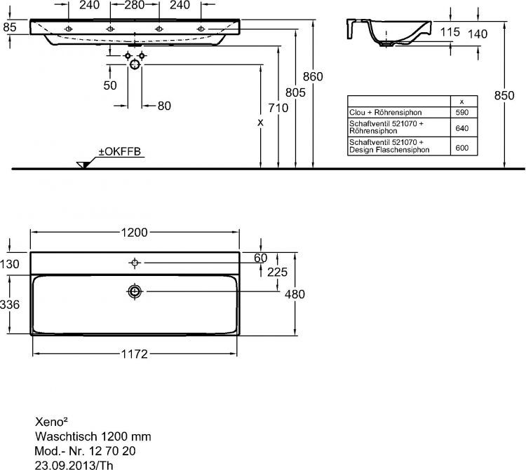 Раковина Keramag Xeno?, 127020000