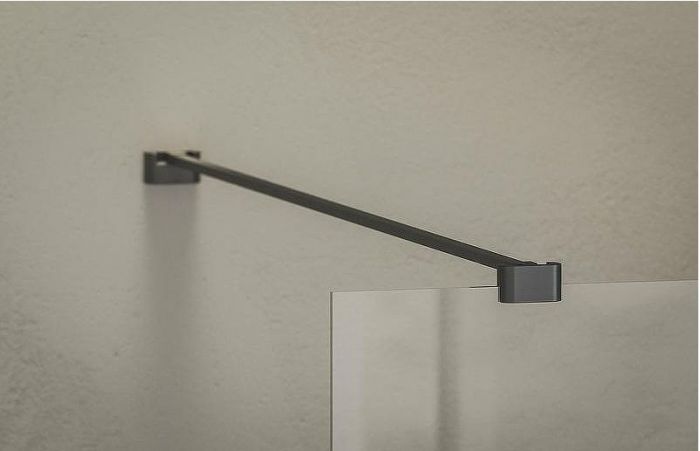 Душевая перегородка Ravak ST Walk-In Wall Air 100 GW9WA0300Z1C профиль Черный стекло Transparent