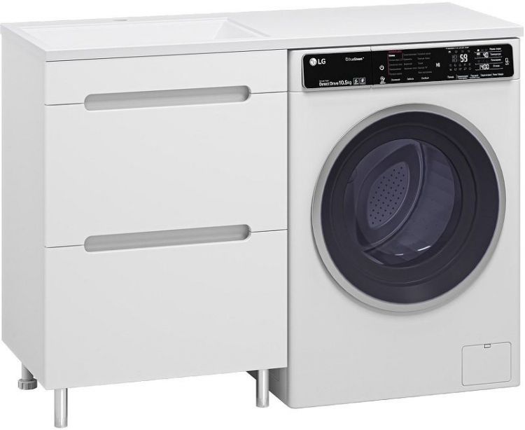 Тумба под раковину Misty Байкал 120 Э-Бай06055-022Я Белая