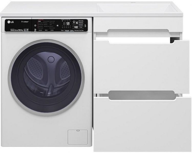 Тумба под раковину Misty Байкал 120 Э-Бай06055-022Я Белая