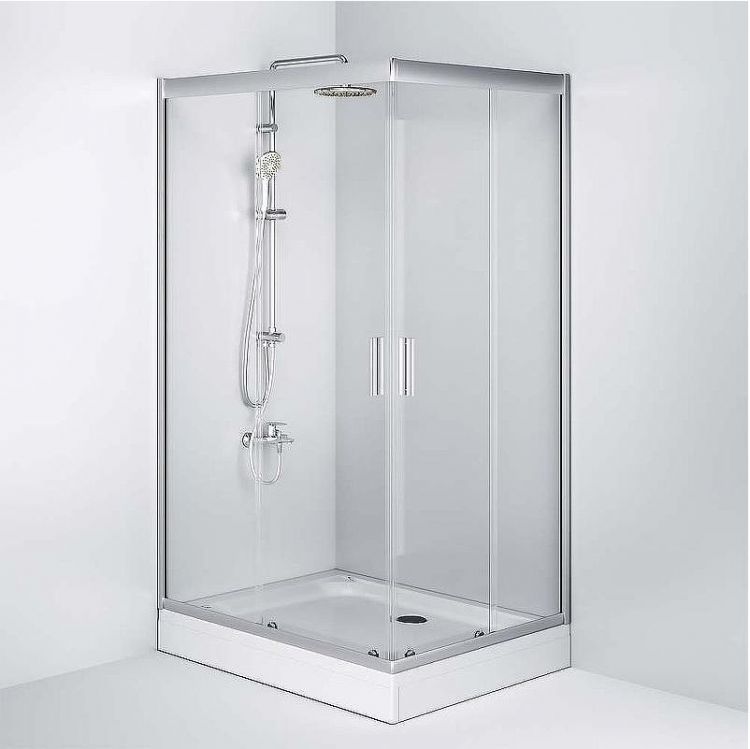 Душевой уголок AM.PM Gem 120x90 W90G-404-120290-MT профиль Хром матовый стекло прозрачное Душевой уголок AM.PM Gem 120x90 W90G-404-120290-MT профиль Хром матовый стекло прозрачное