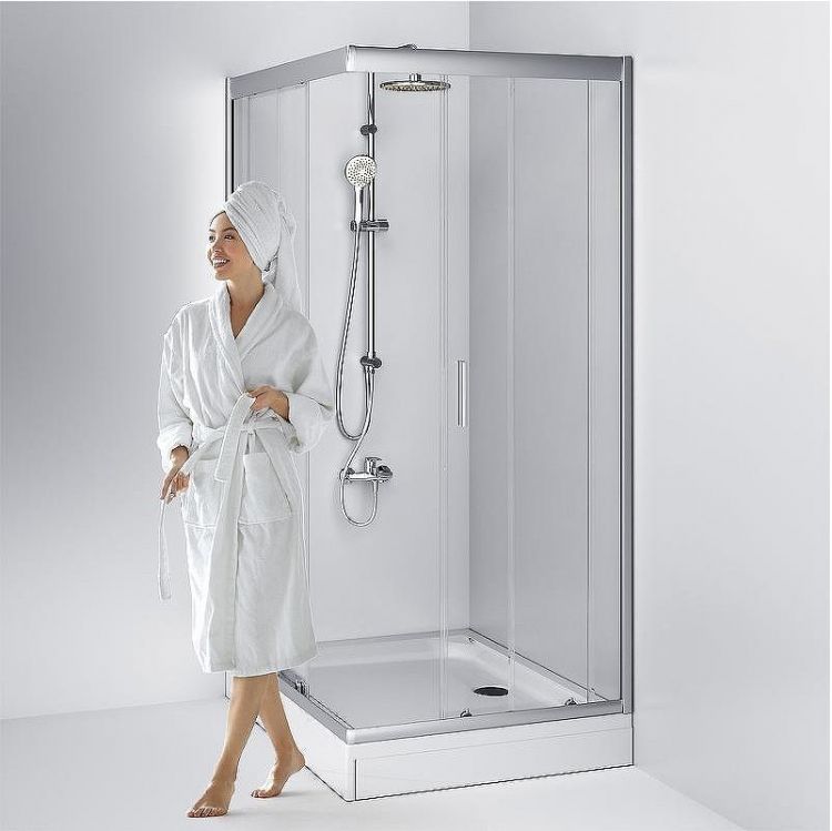 Душевой уголок AM.PM Gem 120x90 W90G-404-120290-MT профиль Хром матовый стекло прозрачное Душевой уголок AM.PM Gem 120x90 W90G-404-120290-MT профиль Хром матовый стекло прозрачное