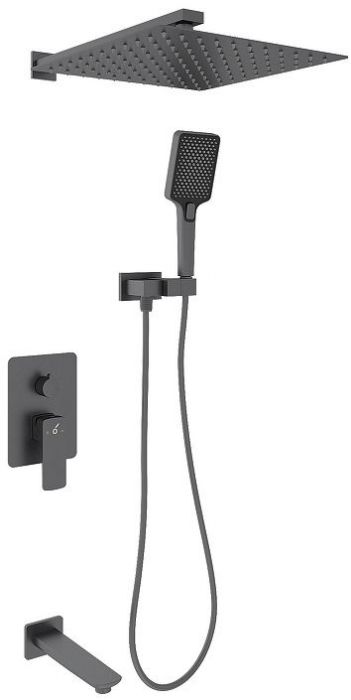 Душевая система Oliveeka D OL-88939003-BGM цвет Оружейный металл матовый