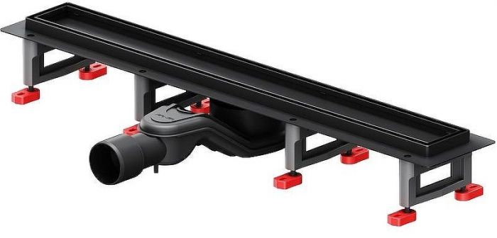 Душевой лоток AM.PM MasterFlow 60 W01SC-U11-060-04BM с Черной матовой решеткой / под плитку Tile