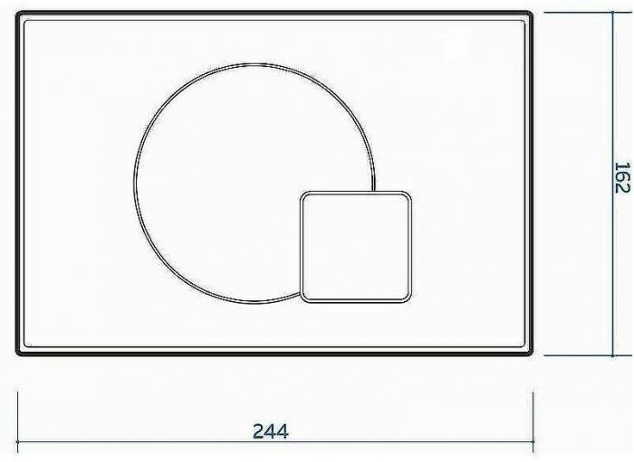 Комплект унитаза с инсталляцией Maretti Calabria CA29EL74052 с сиденьем Микролифт и Белой матовой клавишей смыва