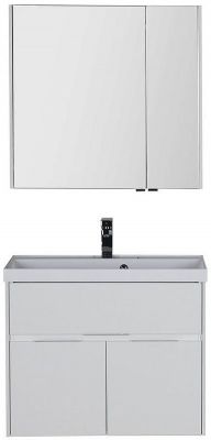 Комплект мебели для ванной Aquanet Латина 80 179839 подвесной Белый