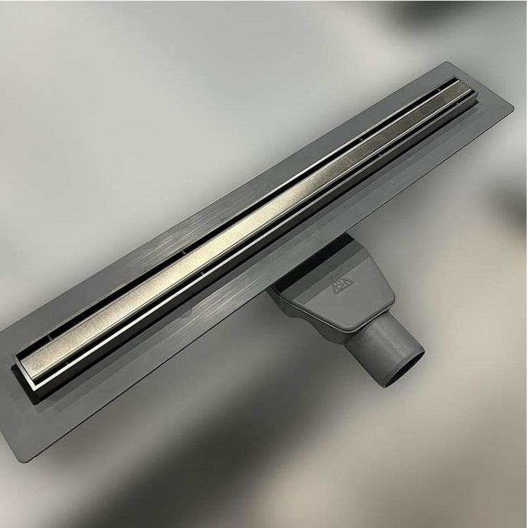 Душевой лоток Veconi Slim Line 600 V600SL с решеткой цвет Хром матовый / под плитку