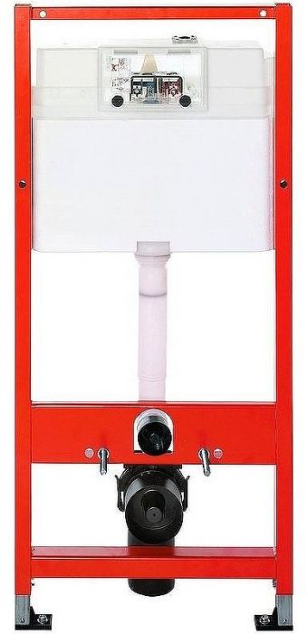 Комплект унитаза Avimano Promotion 1000080 с инсталляцией Tece Profil 9400412 с сиденьем Микролифт и клавишей смыва Хром глянцевый