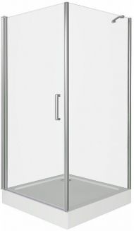 Душевой уголок Good Door Fantasy CR-80-С-CH 80x80 профиль Хром стекло прозрачное