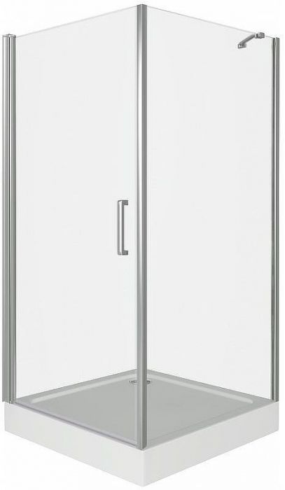 Душевой уголок Good Door Fantasy CR-80-С-CH 80x80 профиль Хром стекло прозрачное
