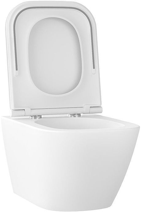 Унитаз Wellsee Pure BY Wellsee 182603001 подвесной цвет Белый матовый с сиденьем Микролифт