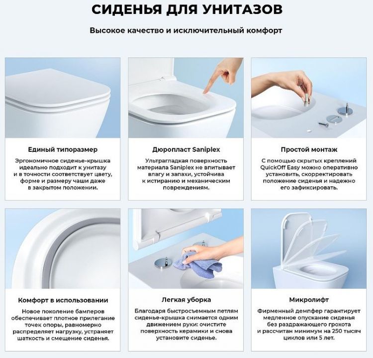 Унитаз Wellsee Pure BY Wellsee 182603001 подвесной цвет Белый матовый с сиденьем Микролифт