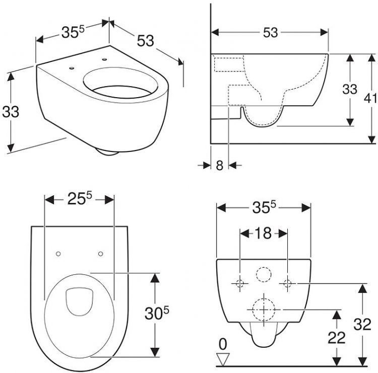 Комплект унитаза с инсталляцией Geberit Alpha 500.175.21.I цвет Белый с сиденьем Микролифт и клавишей смыва цвет Хром Комплект унитаза с инсталляцией Geberit Alpha 500.175.21.I цвет Белый с сиденьем Микролифт и клавишей смыва цвет Хром