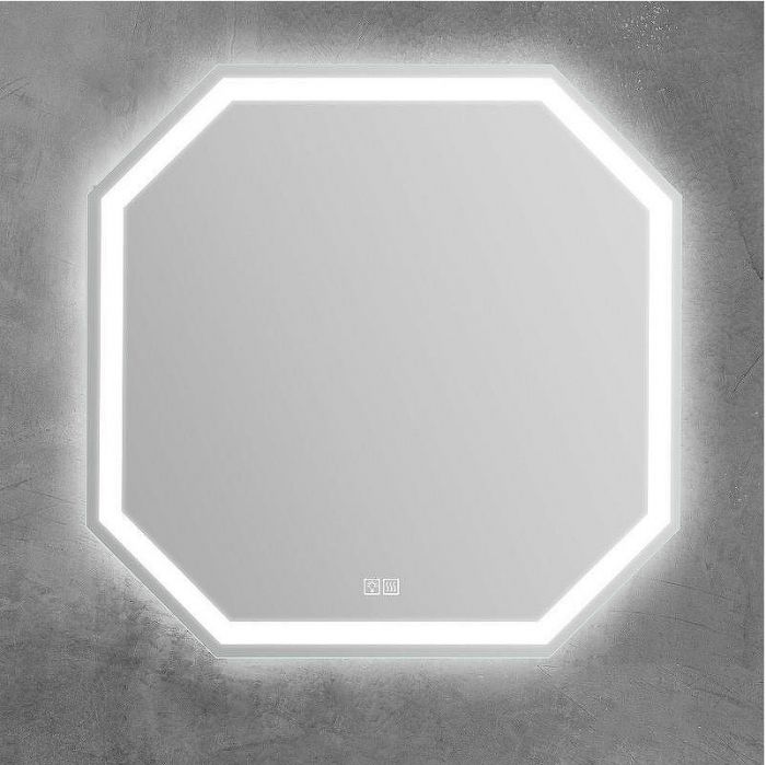 Зеркало BelBagno 80 SPC-OTT-800-800-LED-TCH-WARM с подсветкой с подогревом с сенсорным выключателем