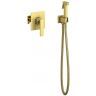 Гигиенический душ со смесителем Timo Torne 4389/17SM Золото матовое