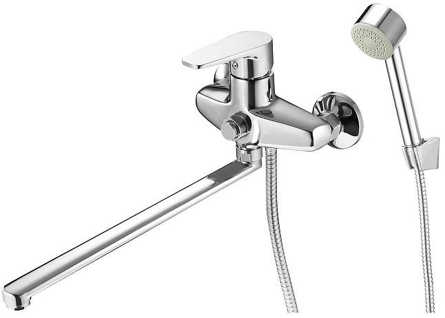 Смеситель для ванны G-Lauf ZIG ZIG7-B166 универсальный цвет Хром
