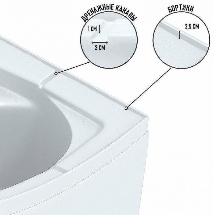 Душевая кабина Niagara Eco 120x80 L E120/80/26L/MT без гидромассажа