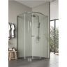 Душевой уголок Agger A01-100TCR/G 100x100 профиль Хром стекло прозрачное