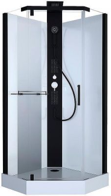 Душевая кабина Black&amp;White Galaxy G8705 90x90 8705900 с гидромассажем