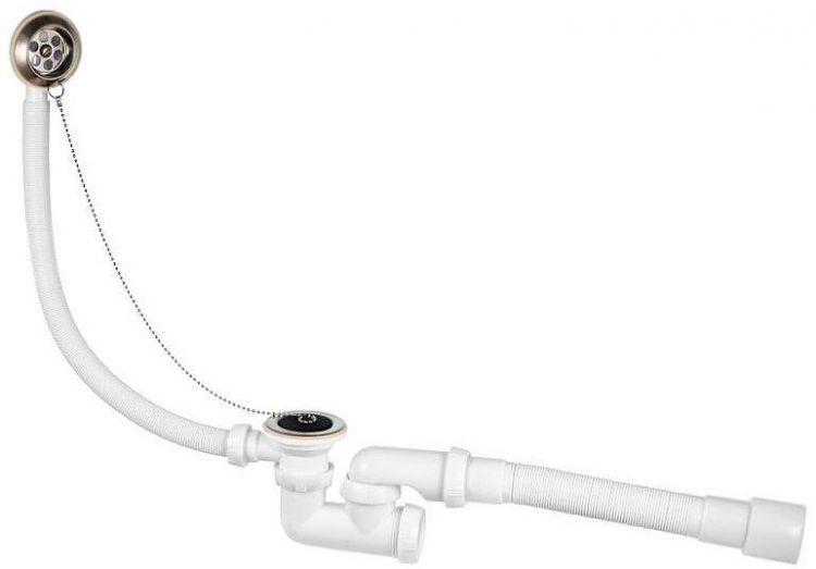 Слив-перелив Wirquin 30718061 фурнитура хром