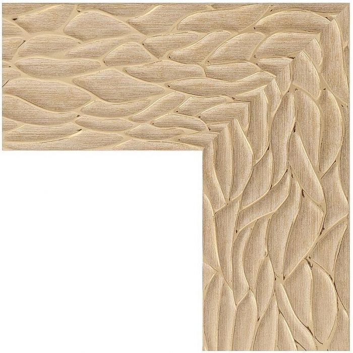 Зеркало Evoform Exclusive-G 106х106 BY 4451 с гравировкой в багетной раме - Золотые дюны 90