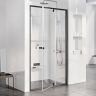 Душевая дверь в нишу 120 см Ravak Pivot 03GG0300Z1, transparent, черный