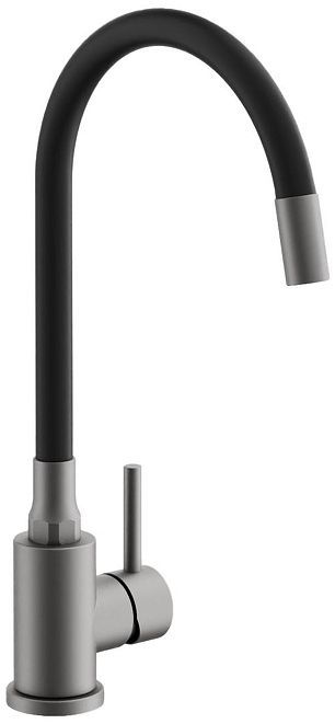 Смеситель для кухни Belz B73810-3 цвет Оружейная сталь Черный