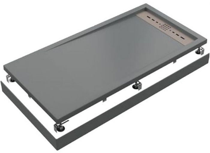 Душевой поддон из искусственного камня Good Door Stella 120x90 ЛП00137 Графит