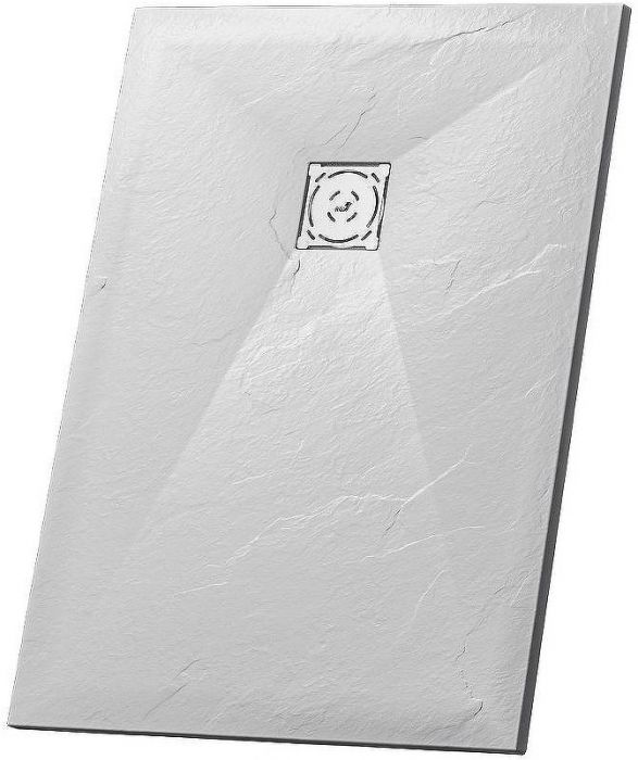 Душевой поддон из искусственного камня RGW STT ST-0118W 80x110x2,5 Белый