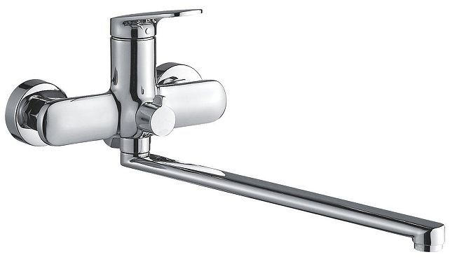 Смеситель для ванны Shevanik S8522 универсальный цвет Хром