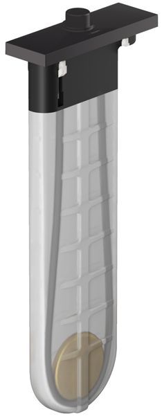 Hansgrohe sBox Внешняя часть с прямоугольной розеткой, цвет: матовый черный