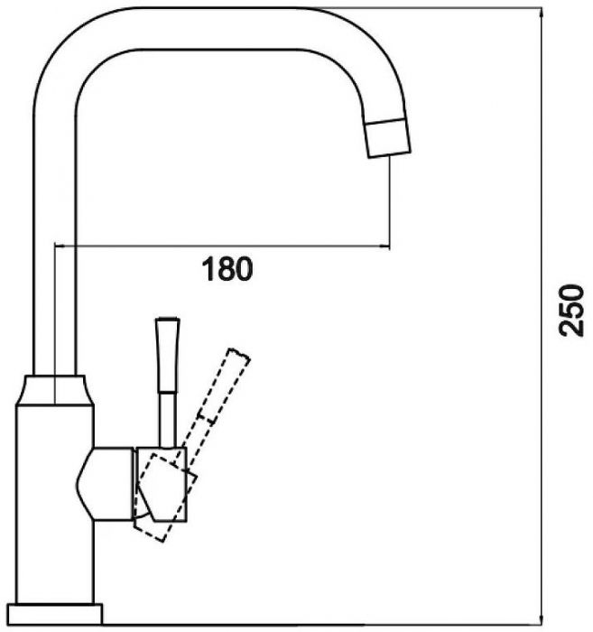 Смеситель для кухни Savol S-SUS31003 цвет Сатин