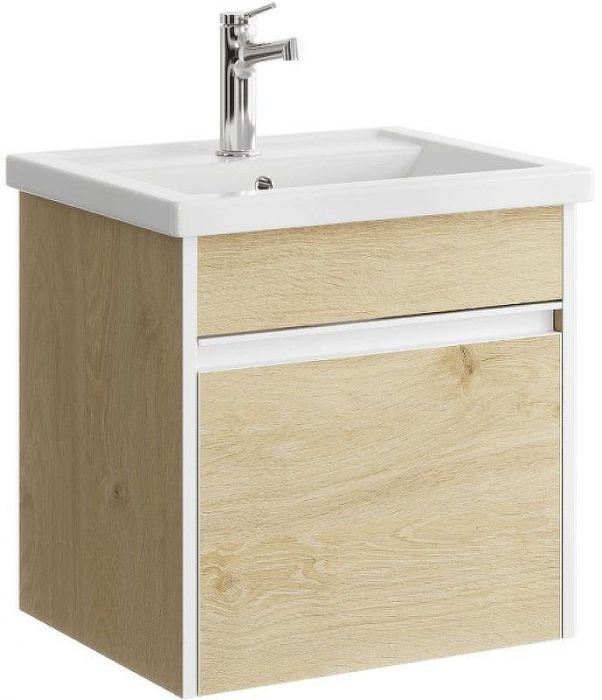 Тумба под раковину Aqwella Urban 50 URB0105DD подвесная Дуб Давос