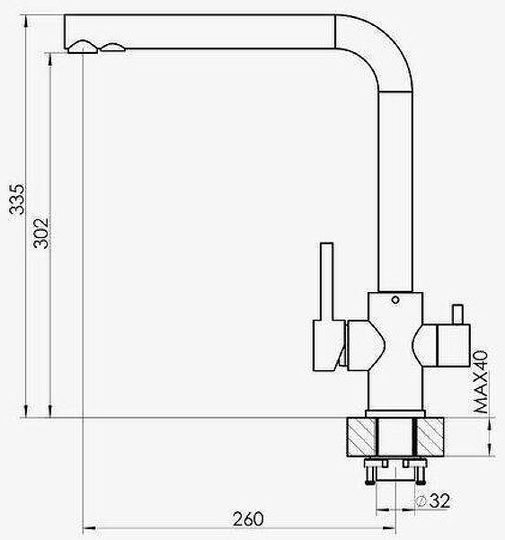 Смеситель для кухни Dr. Gans Акцент 339.06h.2123.406 цвет Терракота Смеситель для кухни Dr. Gans Акцент 339.06h.2123.406 цвет Терракота