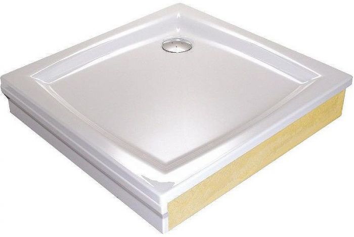 Акриловый поддон для душа Ravak Galaxy Elipso PP 100х100 A02AA01510 Белый