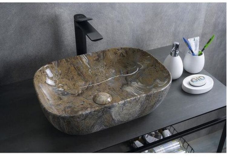 Раковина-чаша Gid Geometrico Mnc333T 46 54474 цвет Под камень глянцевый